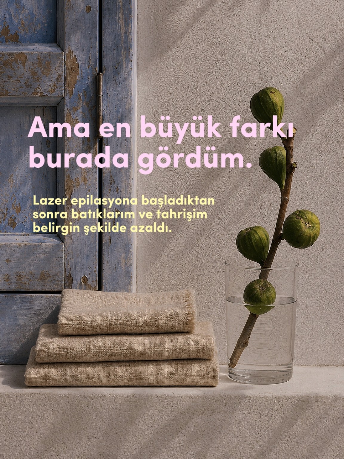 Lazer epilasyon sonrası gözlemim. Sonuçlar kişiden kişiye değişir; işlem ve bakım uzman değerlendirmesi gerektirir.