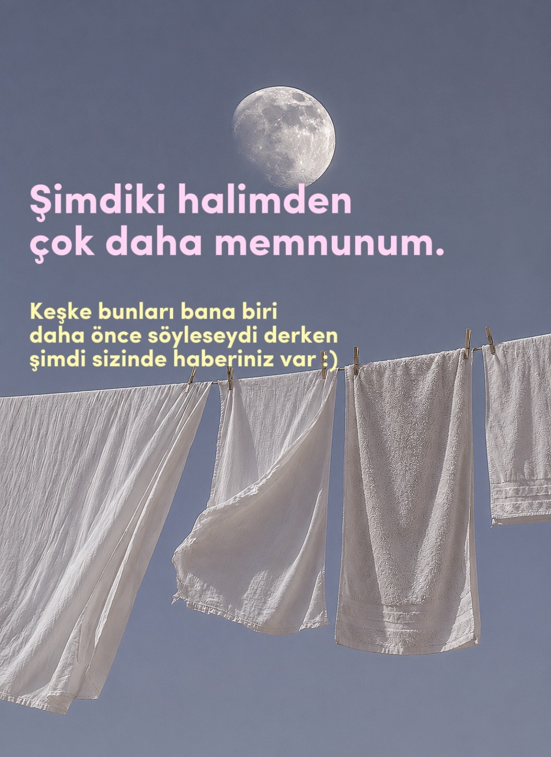 Kendi cildimle daha rahat hissetmek.