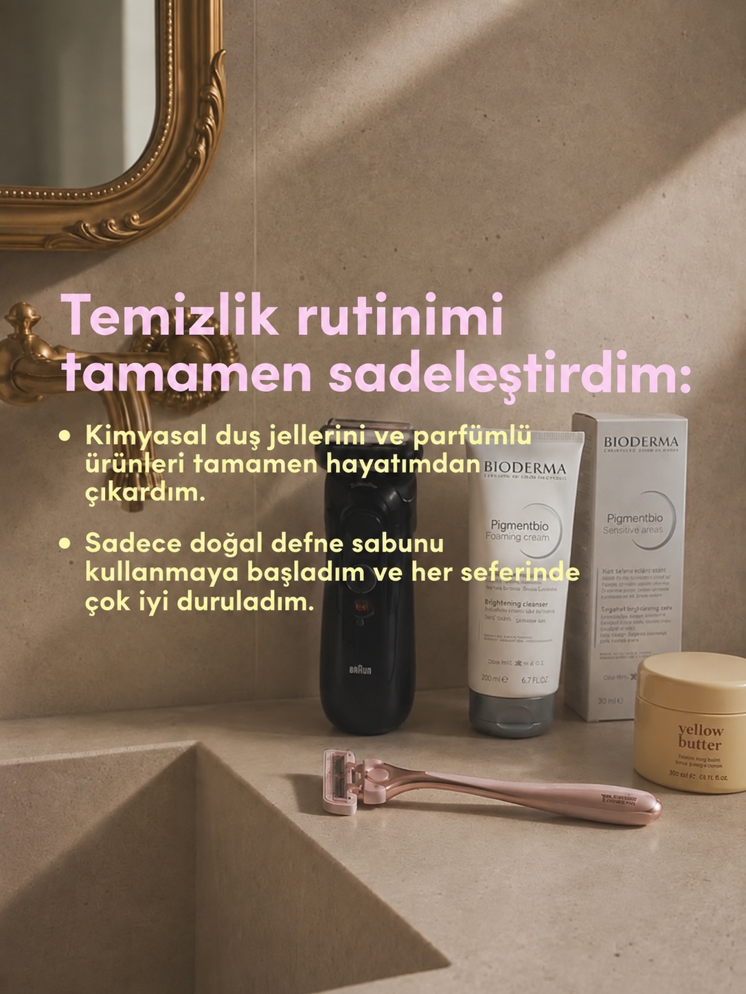 Defne sabunu da hassas vulva derisini tahriş edebilir; vajina içine ürün uygulanmaz.