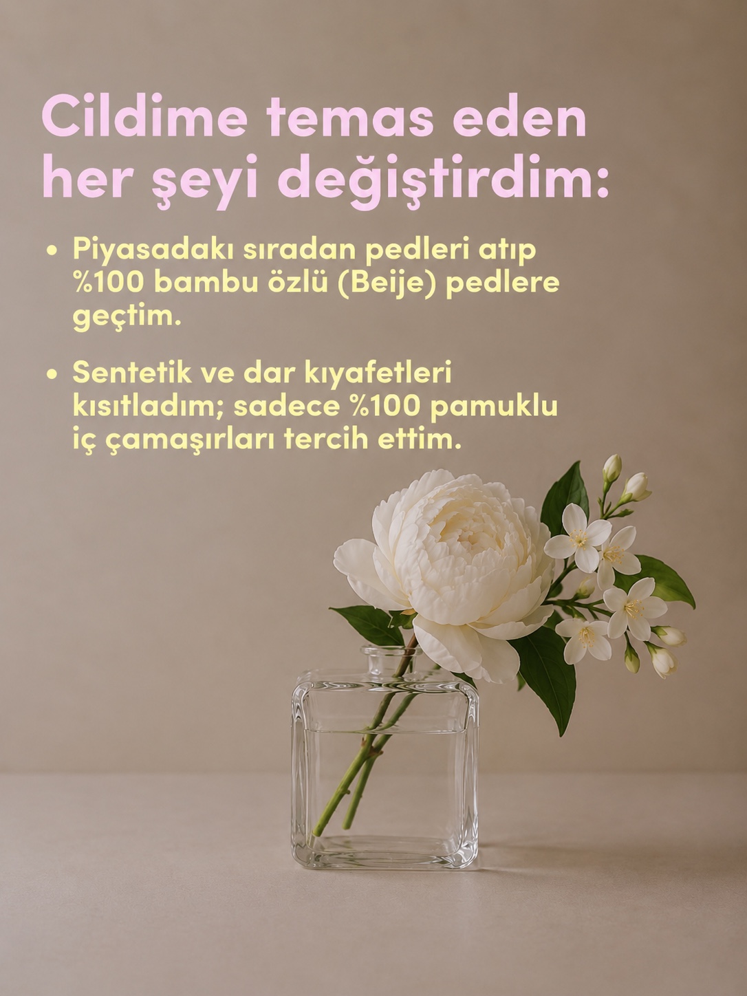 Bambu veya belirli bir marka herkes için korunma garantisi vermez.
